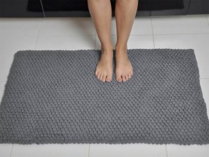 Dywanik łazienkowy szary