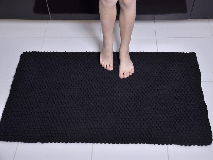 Dywanik łazienkowy czarny