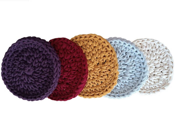 Bezpłatna próbka okrągłych, bawełnianych dywanów