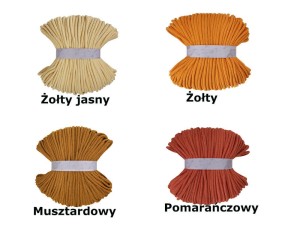 Próbnik kolorów - żółte.