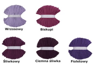 Próbnik kolorów - odcienie fioletu.