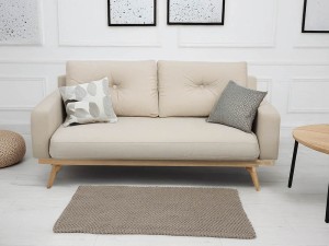 Dywan bawełniany, kolor cappuccino.