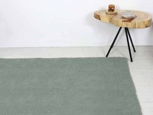 Bawełniany dywan do salonu, sypialni. Kolor jasna oliwka.