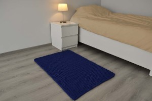 Chabrowy dywan do sypialni, salonu.