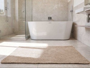 Dywanik łazienkowy cappuccino.