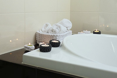 Bawełniany koszyk do łazienki