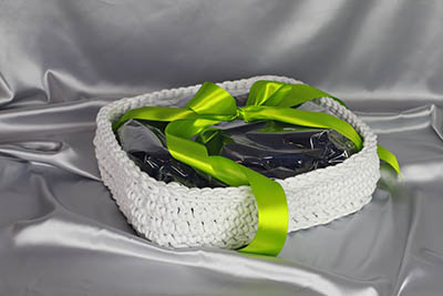 Bawełniany koszyk - prezent