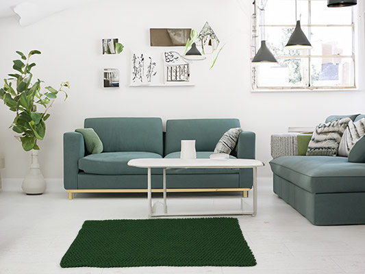 Dywan butelkowa zieleń